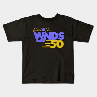 WNDS TV 50 Logo Defunct Kids T-Shirt